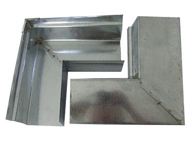 External Gutter Angles - Manufactured from SABS-quality galvanised steel in varying thickness depending on customer's needs. Available in sizes 100x75mm and 100x100mm.